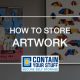 artwork storage, tips, guide