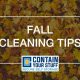 fall cleaning, tips