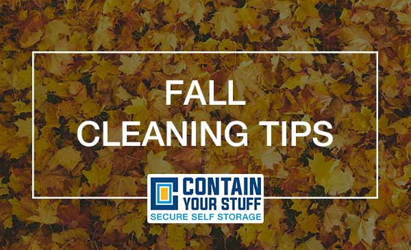 fall cleaning, tips
