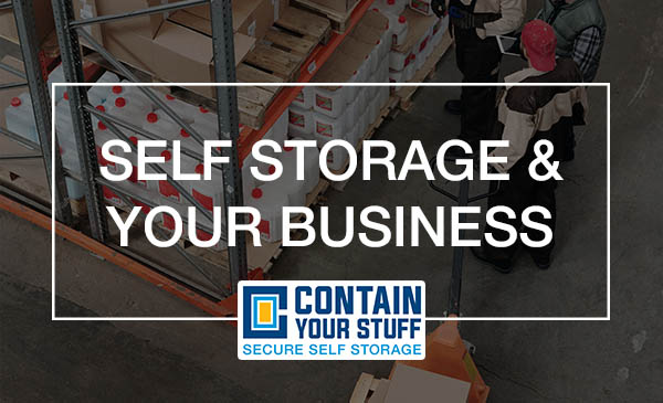 self storage business, boxes, pallets