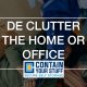 de clutter, home, office, tips